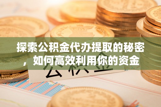 安乐探索公积金代办提取的秘密，如何高效利用你的资金